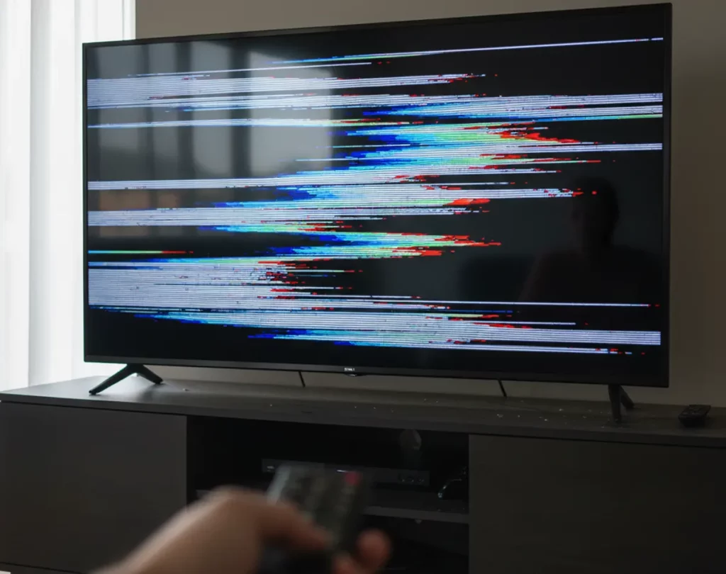 Problème écran tv traits horizontaux : causes et solutions pour une réparation rapide