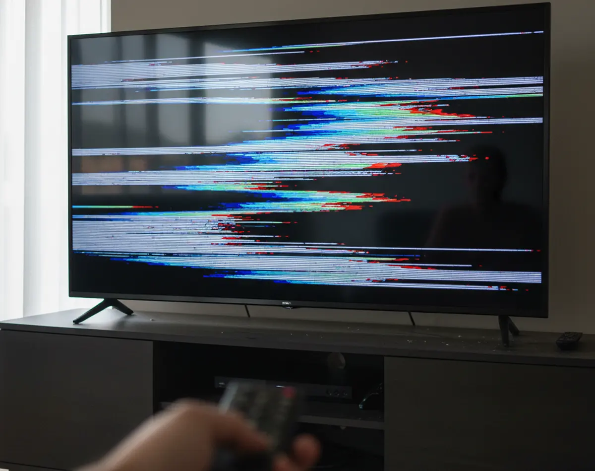 Problème écran tv traits horizontaux : causes et solutions pour une réparation rapide